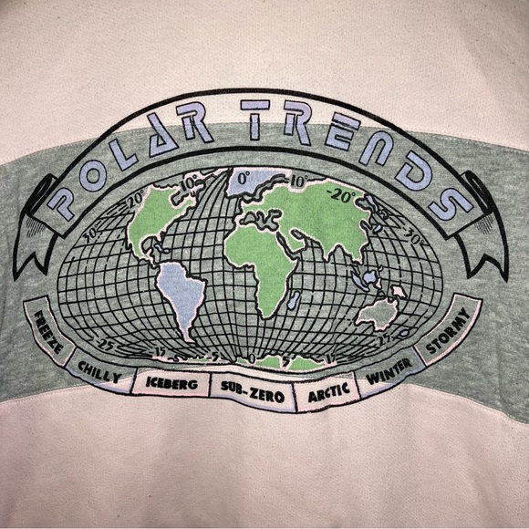 VTG 80s ALL AROUND THE WORLD CASUAL CLUB POLAR TRENDS Reversible Jacket - Picture 12 of 16